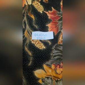 Autumn Leaf Patterned Fabric Panel
